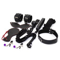 Obsidian Elite Bondage Kit – 9 Piece Couples Restraint Set