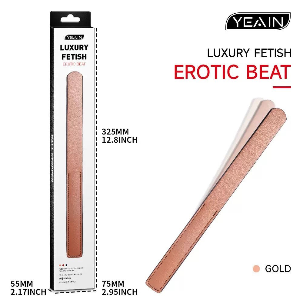 Luxury Fetish Spanking Paddle – Premium PU Leather Impact Paddle