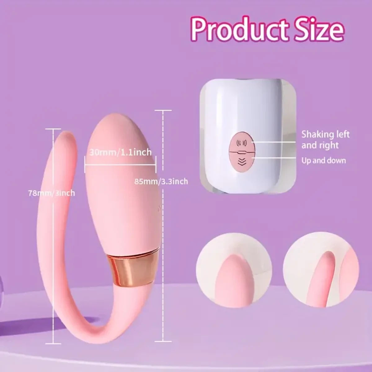 Mandarin Duck Couples Vibrator – Wearable Remote-Control Vibrator