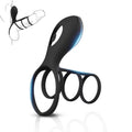Vibrating Rechargeable Cock Ring Set – 3 Interchangeable Rings