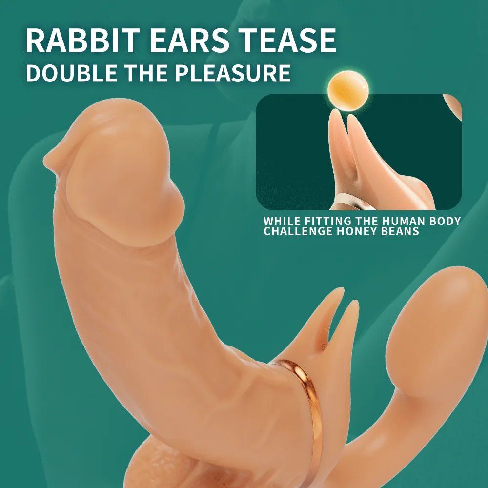 Double Enjoy Rotating Rabbit Vibrator – Dual Stimulation G-Spot Massager - Pleazure Code
