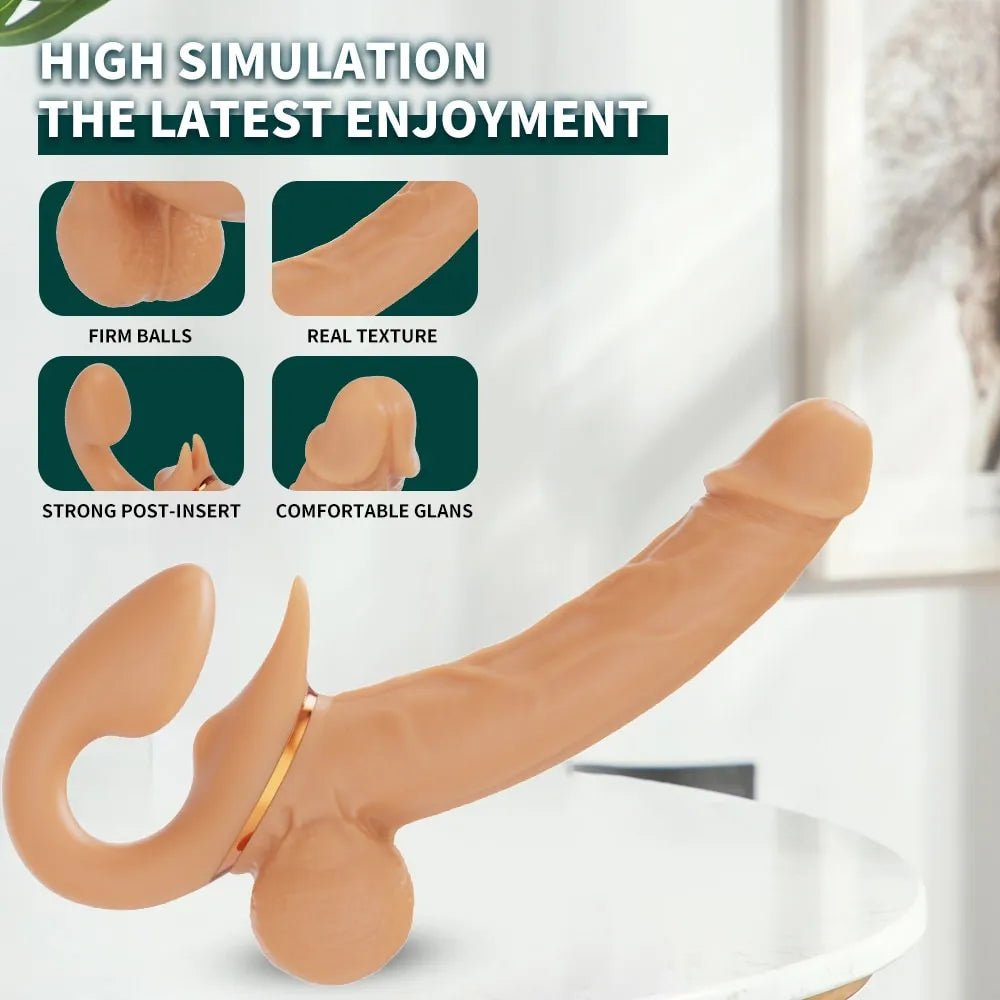Double Enjoy Rotating Rabbit Vibrator – Dual Stimulation G-Spot Massager - Pleazure Code