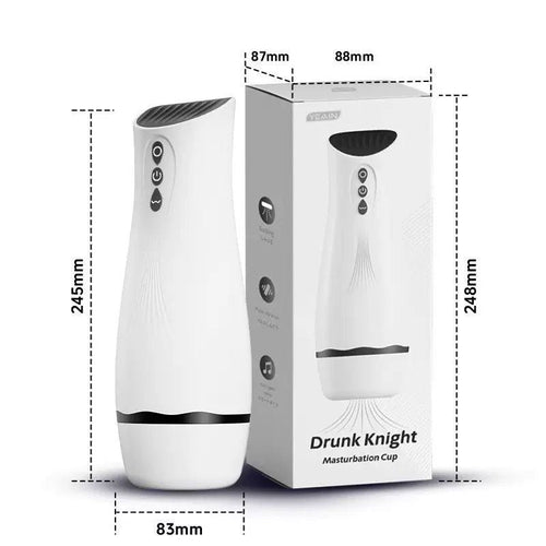 Drunk Knight Automatic Male Masturbator – USB Rechargeable Stroker - Pleazure Code
