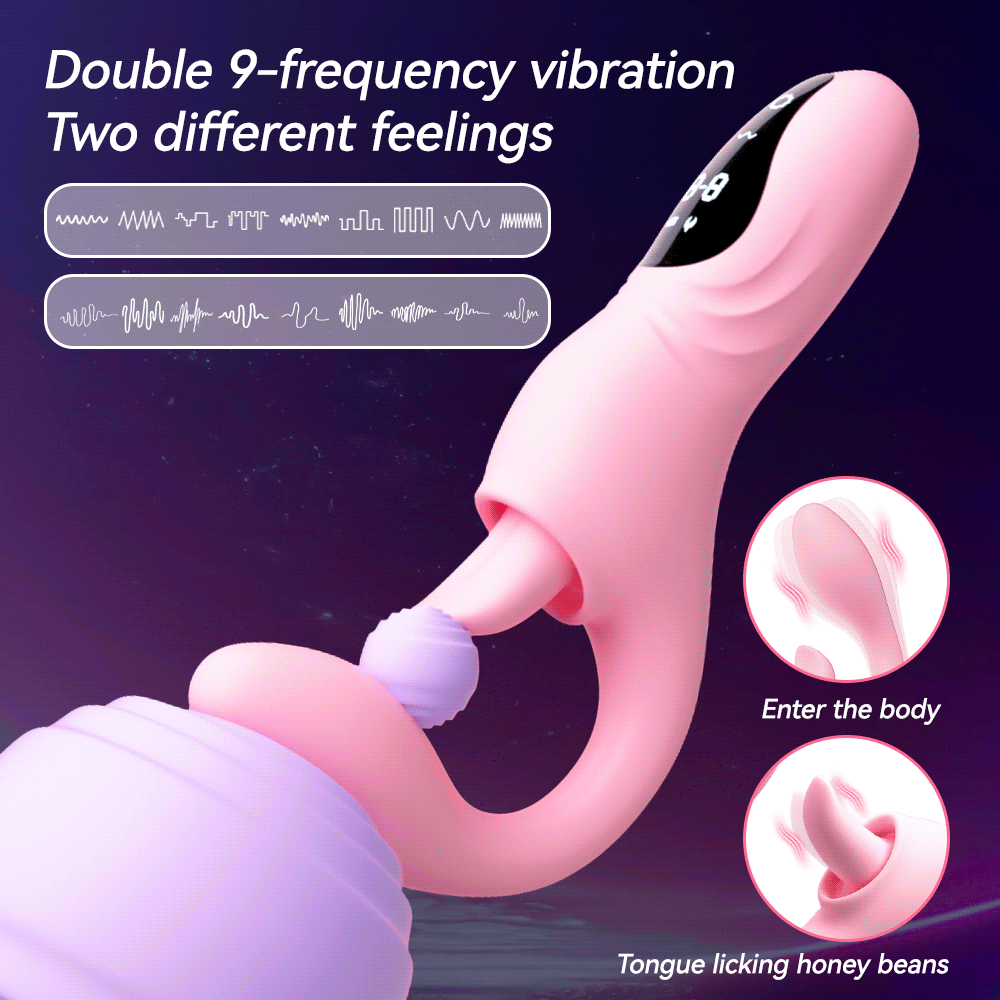 Sweet Tongue Rabbit Vibrator – G-Spot & Clitoral Massager