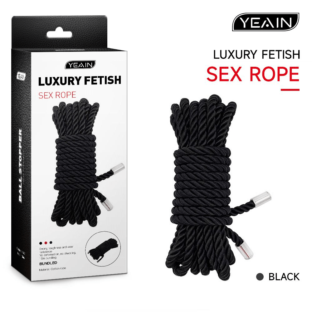 Luxury Bondage Rope – Premium Soft Cotton Restraint Rope - Pleazure Code