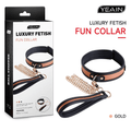 Luxury Fetish Fun Collar & Leash – Premium Adjustable BDSM Collar - Pleazure Code