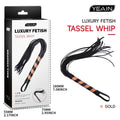 Luxury Fetish Tassel Whip – Premium Leather-Style Flogger - Pleazure Code