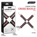 Luxury Fetish Under-Bed Restraint System – Adjustable Cross Buckle Set - Pleazure Code