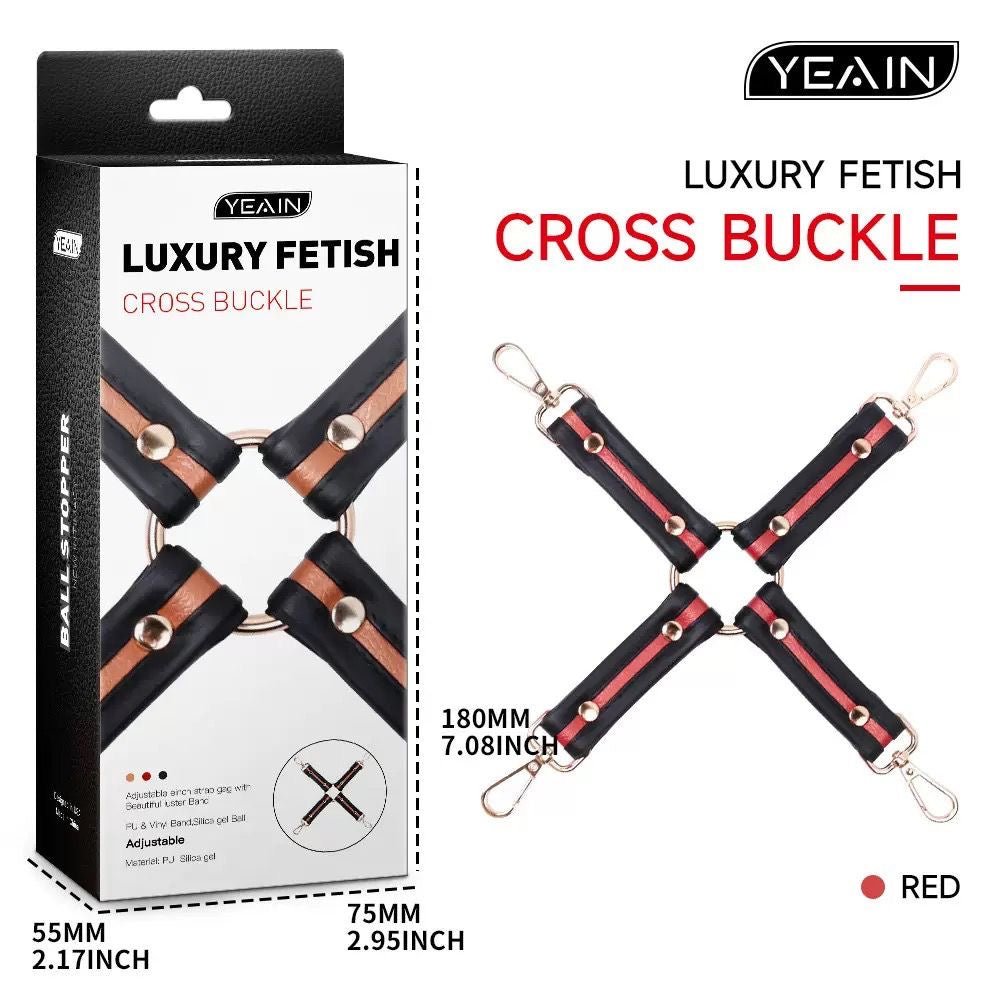 Luxury Fetish Under-Bed Restraint System – Adjustable Cross Buckle Set - Pleazure Code