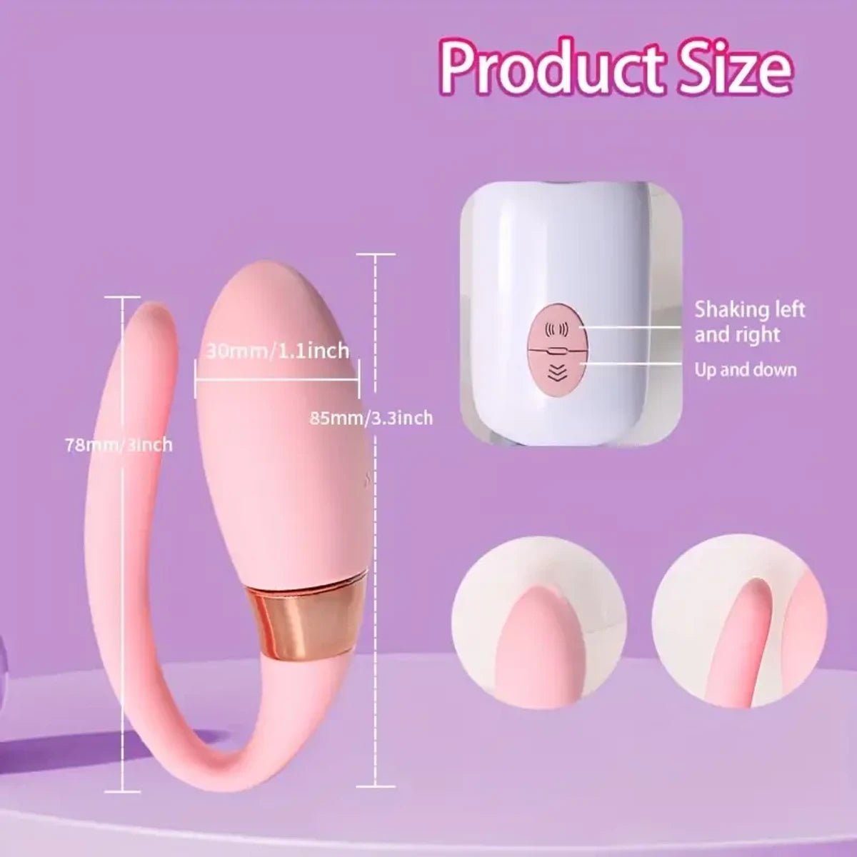 Mandarin Duck Couples Vibrator – Wearable Remote-Control Vibrator - Pleazure Code