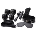 Midnight Noir BDSM Bondage Kit – 10 Piece Couples Intimacy Set - Pleazure Code