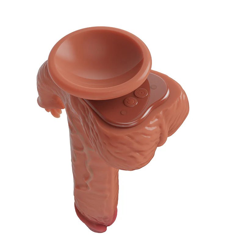 Tarzan XL Realistic Dildo – Extra Large Suction Cup Silicone Dildo (225mm) - Pleazure Code