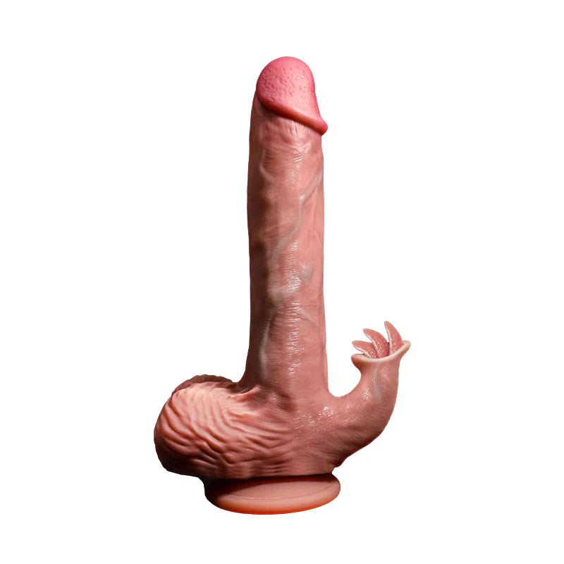 Tarzan XL Realistic Dildo – Extra Large Suction Cup Silicone Dildo (225mm) - Pleazure Code