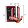 Tarzan XL Realistic Dildo – Extra Large Suction Cup Silicone Dildo (235mm) - Pleazure Code