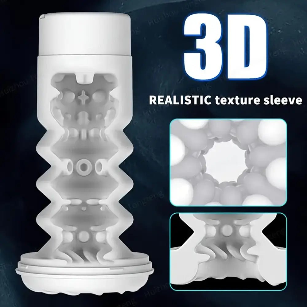 Titan Power Automatic Male Masturbator – USB Rechargeable Stroker Cup - Pleazure Code
