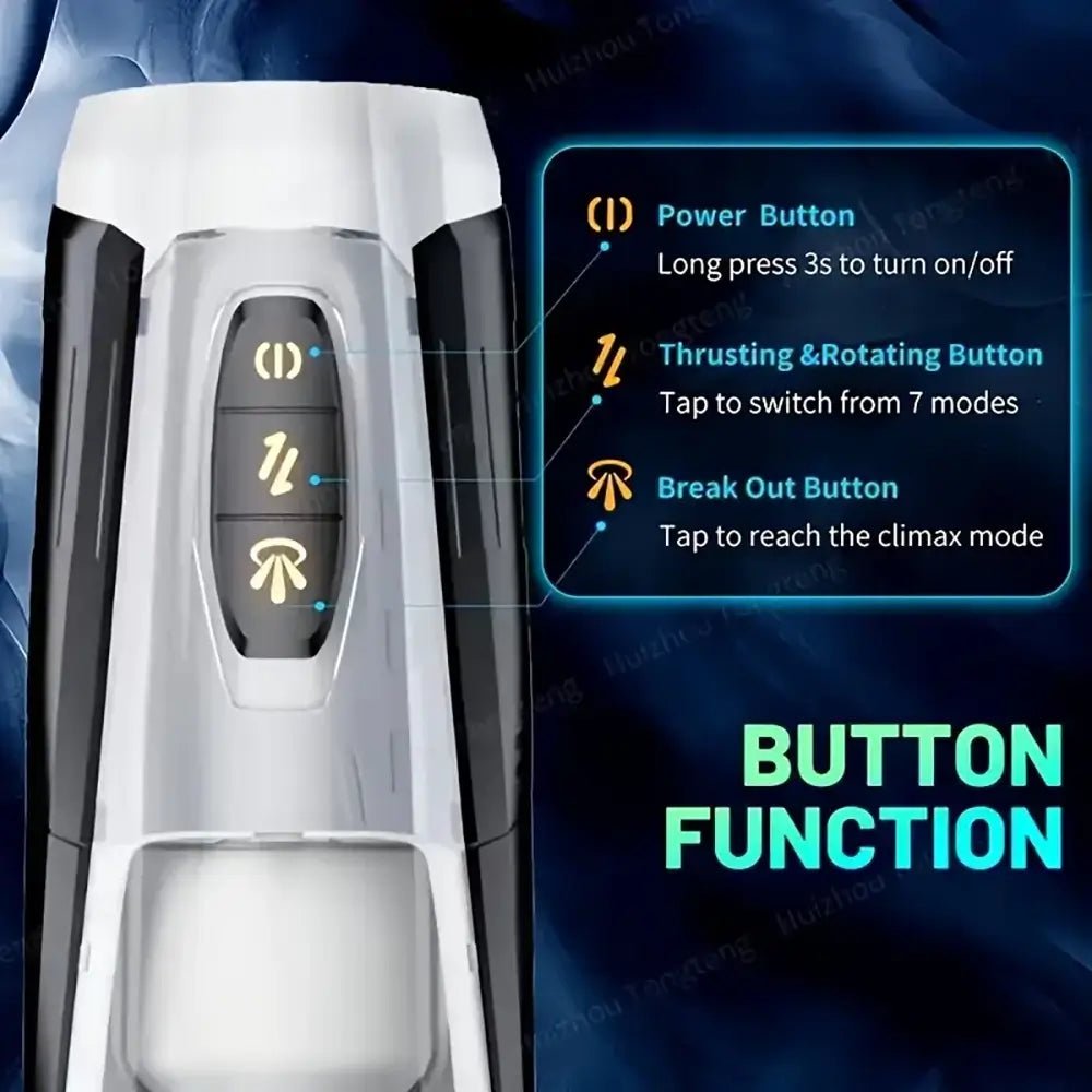 Titan Power Automatic Male Masturbator – USB Rechargeable Stroker Cup - Pleazure Code