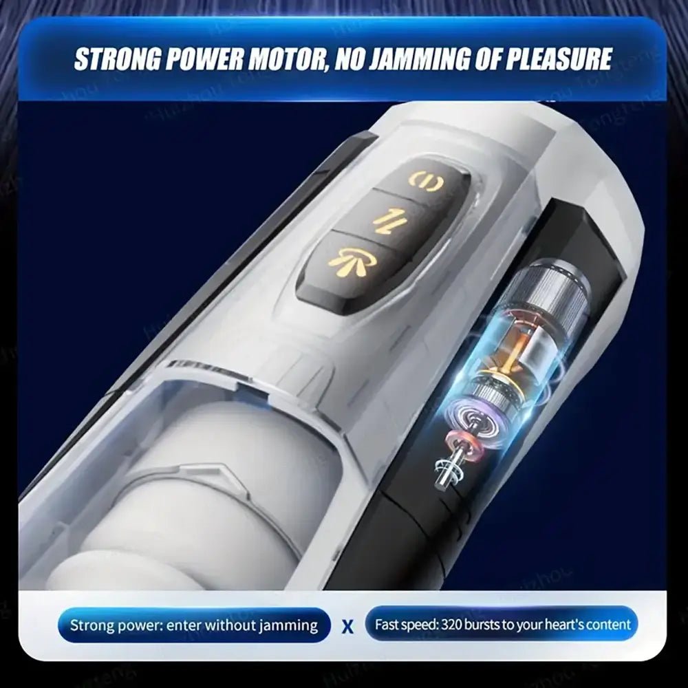Titan Power Automatic Male Masturbator – USB Rechargeable Stroker Cup - Pleazure Code