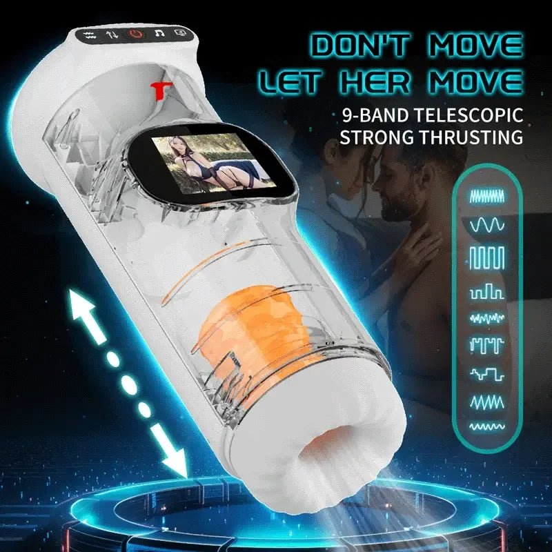 UFO Interactive Male Masturbator – Visual Window Automatic Stroker - Pleazure Code