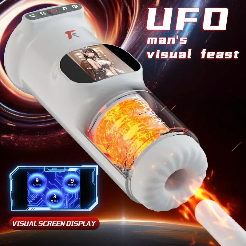 UFO Interactive Male Masturbator – Visual Window Automatic Stroker - Pleazure Code