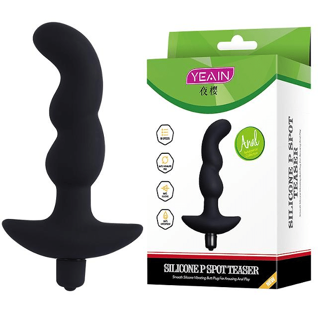Yeain Silicone P-Spot Teaser – Vibrating Prostate Massager - Pleazure Code